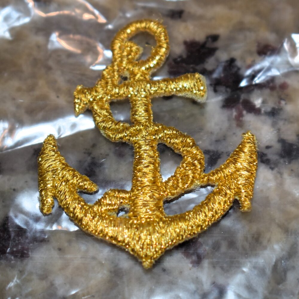 Gold Anchor Patch